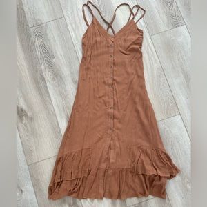 Mocha midi dress size small